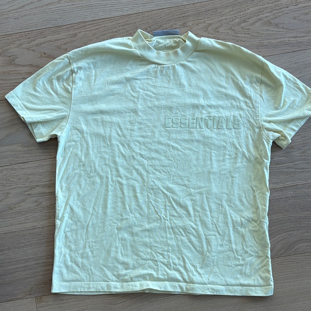 Essentials Men's Light Yellow Tee